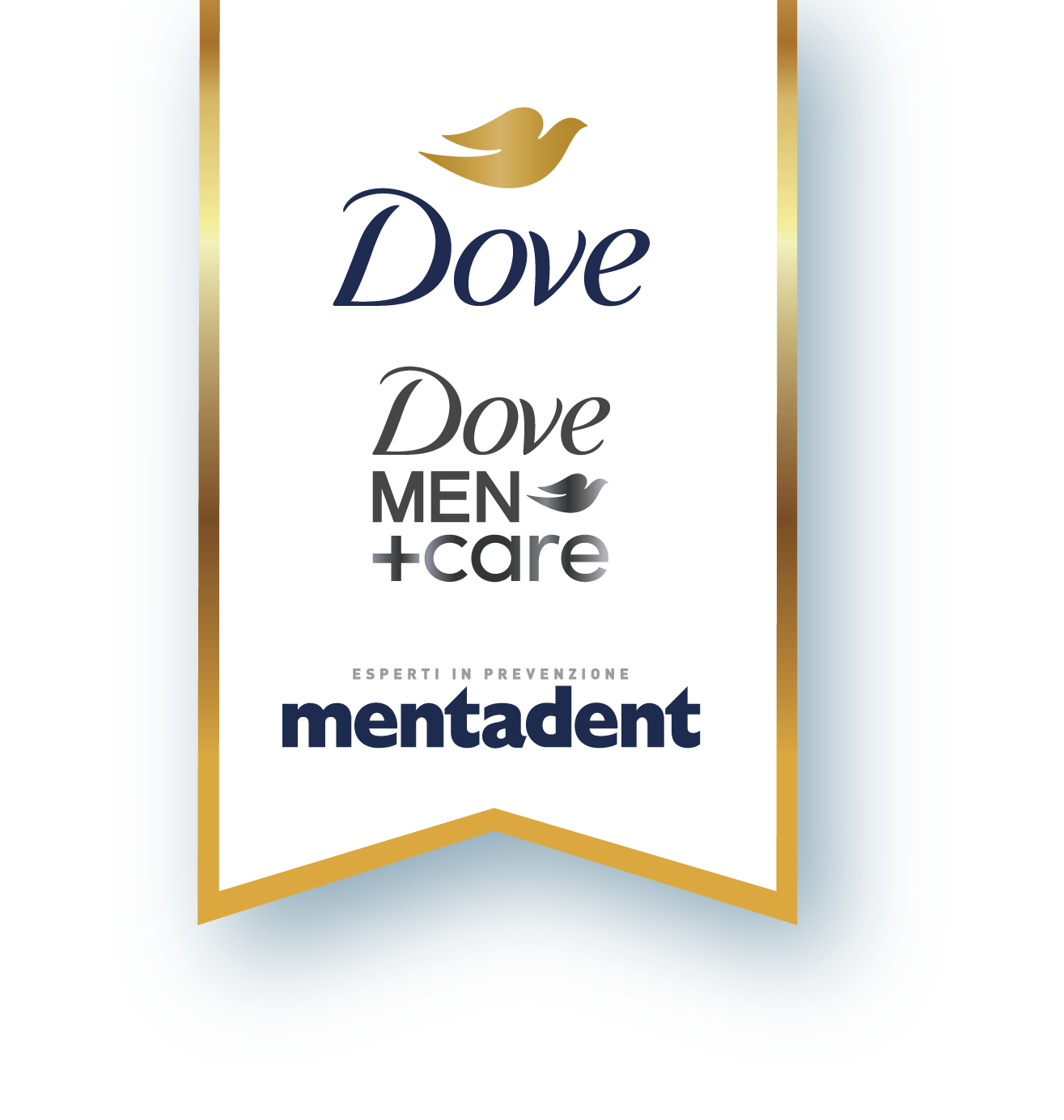 Loghi Dove, DoveMen+care, Mentadent